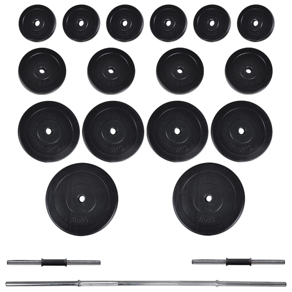 Macchina Multistazione con Bilanciere e Set di Manubri 60,5 kg | homemem39