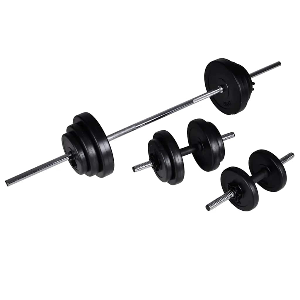 Macchina Multistazione con Bilanciere e Set di Manubri 30,5 kg | homemem39