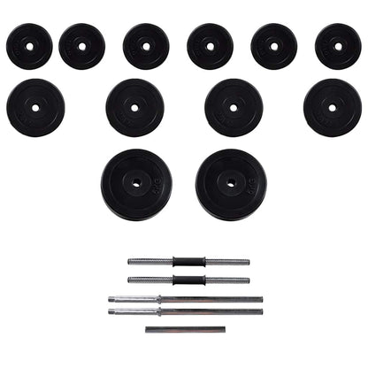 Macchina Multistazione con Bilanciere e Set di Manubri 30,5 kg | homemem39