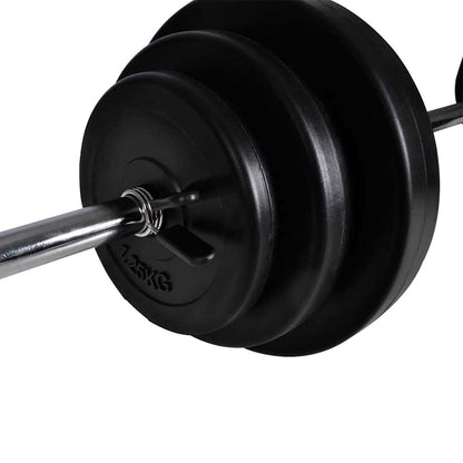 Macchina Multistazione con Bilanciere e Set di Manubri 30,5 kg | homemem39