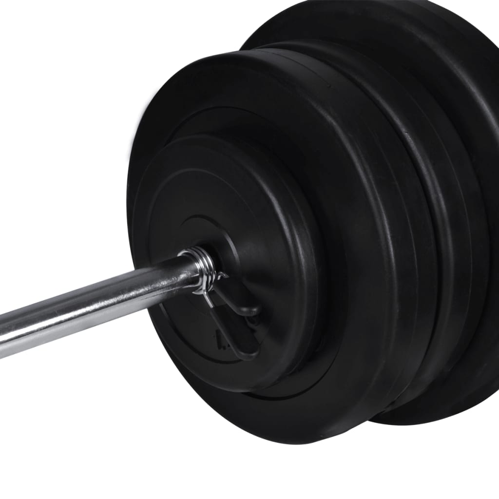 Macchina da Parete con Bilanciere e Set Manubri 60,5 kg | homemem39