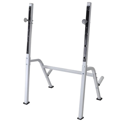Panca Multifunzione con Bilanciere e Set di Manubri 60,5 kg | homemem39