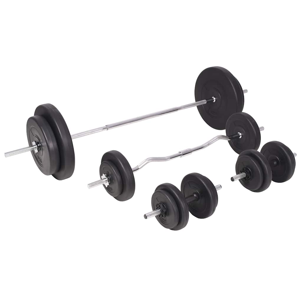 Panca Reclinabile con Rack Bilanciere e Set Manubri 90 kg | homemem39