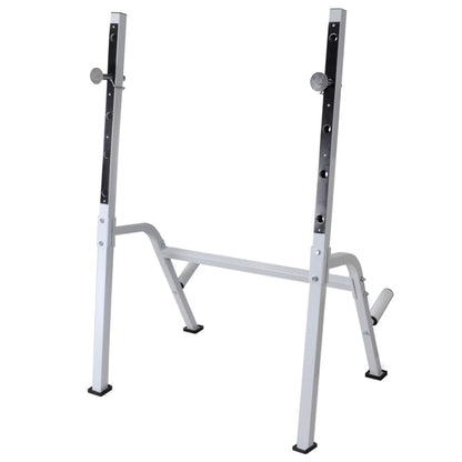 Panca Multifunzione con Rack Bilanciere e Set Manubri 90 kg | homemem39
