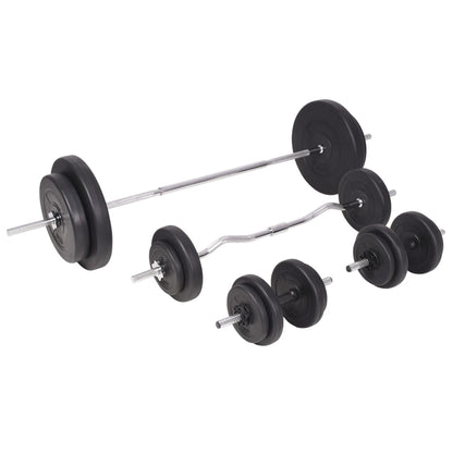 Panca Multifunzione con Rack Bilanciere e Set Manubri 90 kg | homemem39