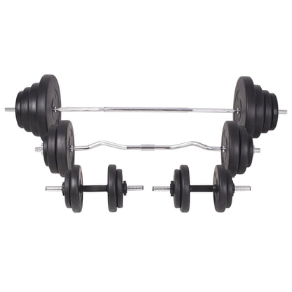 Panca Multifunzione con Rack Bilanciere e Set Manubri 120 kg | homemem39
