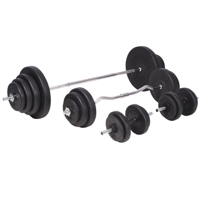 Panca Multifunzione con Rack Bilanciere e Set Manubri 120 kg | homemem39