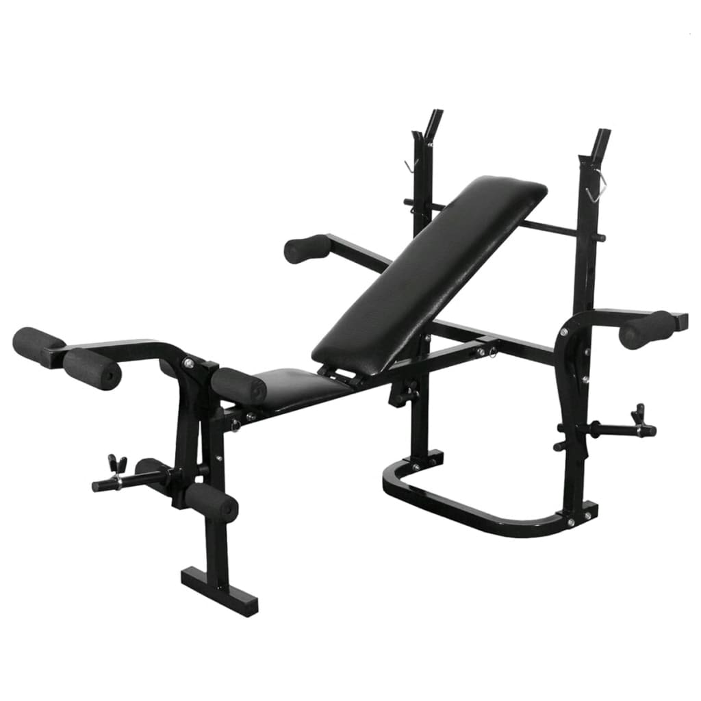 Panca Multifunzione con Bilanciere e Set di Manubri 120 kg | homemem39