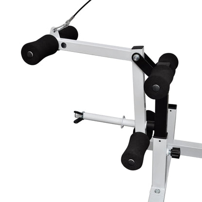 Panca Multifunzione con Bilanciere e Set di Manubri 120 kg | homemem39
