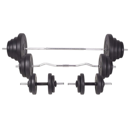 Panca Multifunzione con Bilanciere e Set di Manubri 120 kg | homemem39