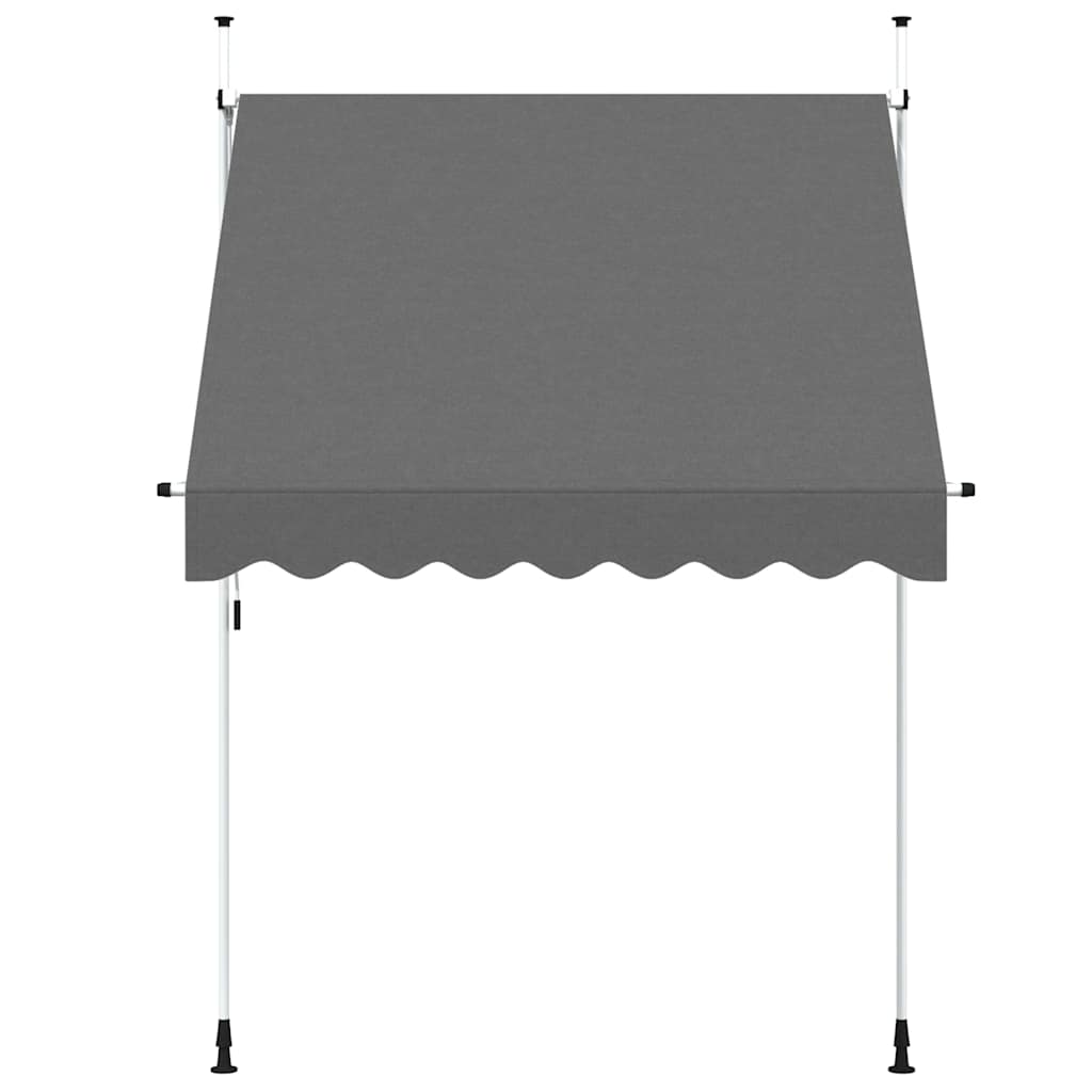 Tenda da Sole Retrattile Manuale 200 cm Antracite | homemem39