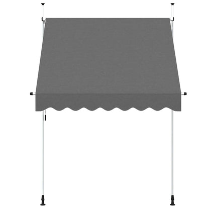 Tenda da Sole Retrattile Manuale 200 cm Antracite | homemem39