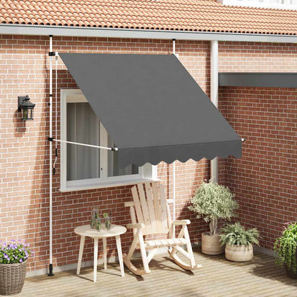 Tenda da Sole Retrattile Manuale 200 cm Antracite | homemem39