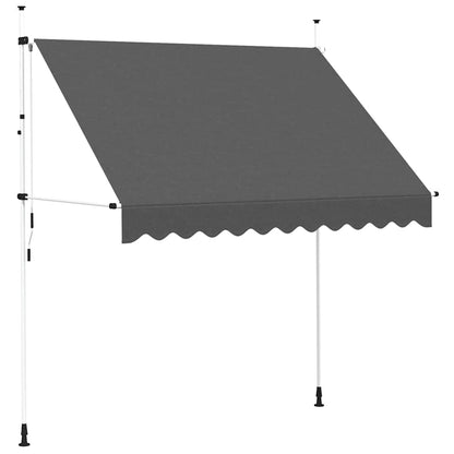 Tenda da Sole Retrattile Manuale 250 cm Antracite | homemem39