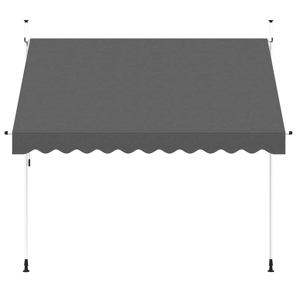Tenda da Sole Retrattile Manuale 300 cm Antracite | homemem39