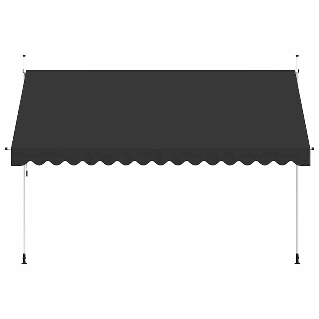 Tenda da Sole Retrattile Manuale 400 cm Antracite