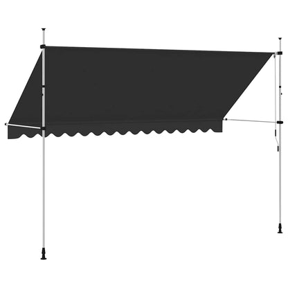Tenda da Sole Retrattile Manuale 400 cm Antracite