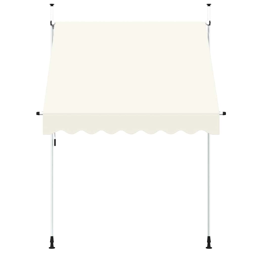 Tenda da Sole Retrattile Manuale 200 cm Crema | homemem39