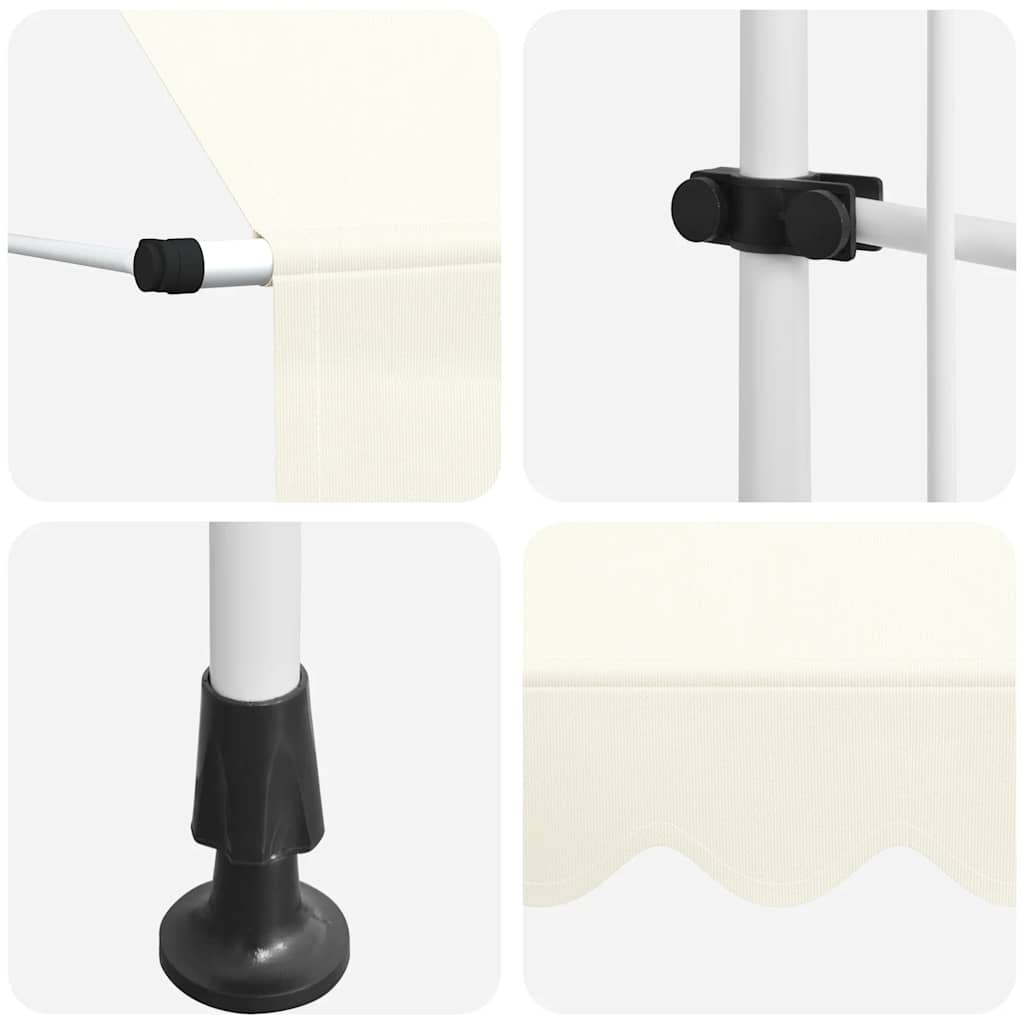 Tenda da Sole Retrattile Manuale 200 cm Crema | homemem39