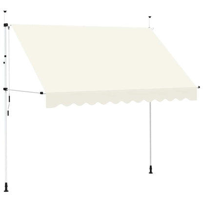 Tenda da Sole Retrattile Manuale 300 cm Crema | homemem39