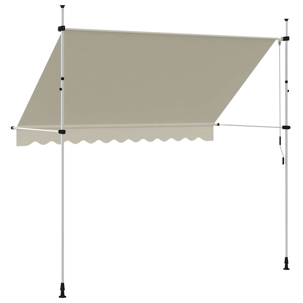 Tenda da Sole Retrattile Manuale 300 cm Crema | homemem39