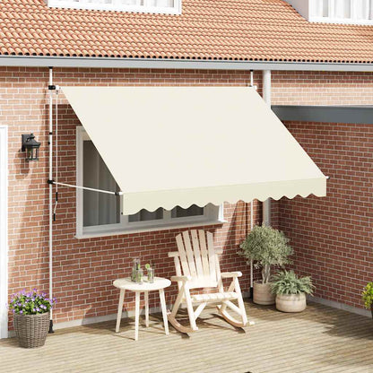Tenda da Sole Retrattile Manuale 300 cm Crema | homemem39