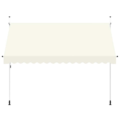 Tenda da Sole Retrattile Manuale 350 cm Crema | homemem39