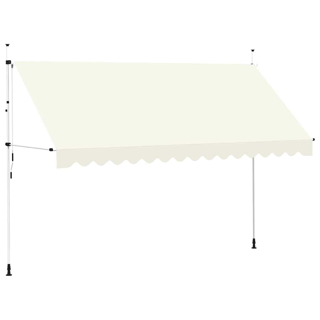 Tenda da Sole Retrattile Manuale 400 cm Crema