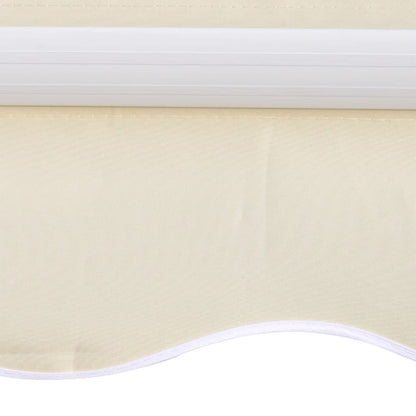 Tessuto di Ricambio per Tenda da Sole Crema 3,5x2,5 m Poliestere | homemem39