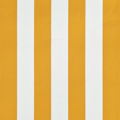 Tenda da Sole Retrattile 300x150 cm Giallo e Bianco | homemem39