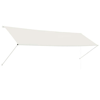 Tenda da Sole Retrattile 400x150 cm Crema | homemem39