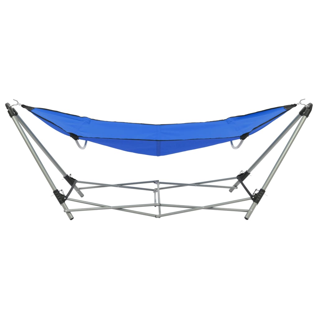 Amaca con Supporto Pieghevole Blu - homemem39