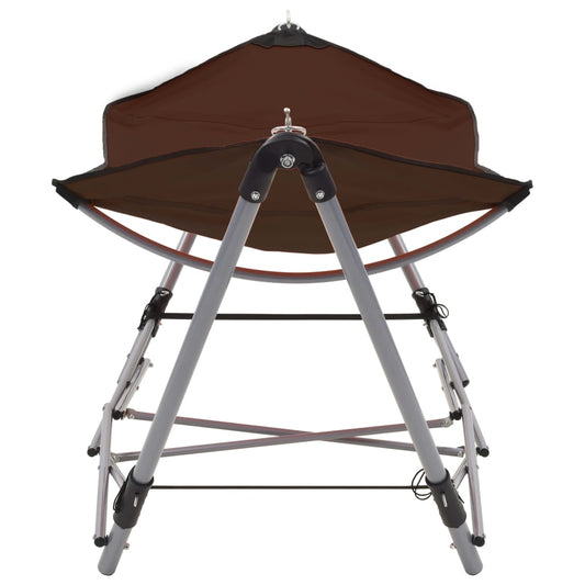 Amaca con Supporto Pieghevole Marrone - homemem39