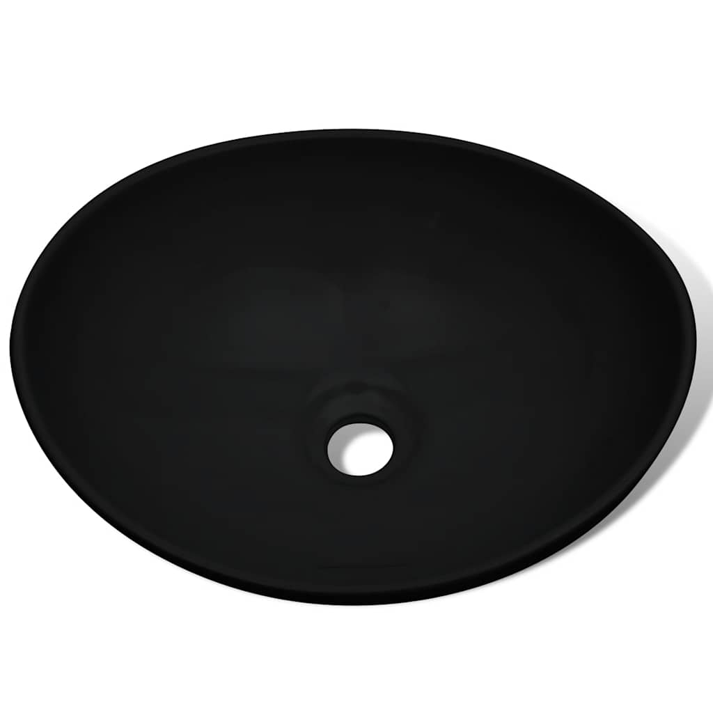 Lavello in Ceramica 40 x 33 cm Nero | homemem39