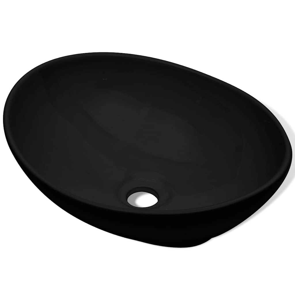 Lavello in Ceramica 40 x 33 cm Nero | homemem39