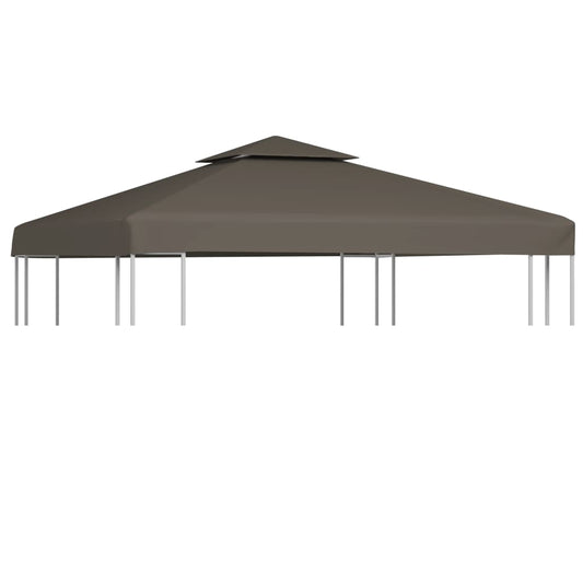 Copertura Superiore per Gazebo a 2 Strati 310 g/m² 3x3m Talpa - homemem39