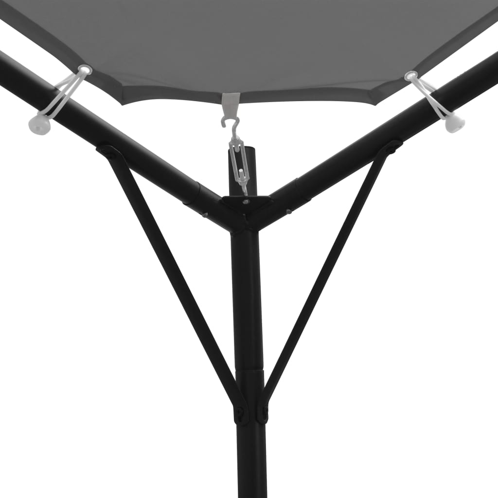 Gazebo 4x4 m Antracite | homemem39