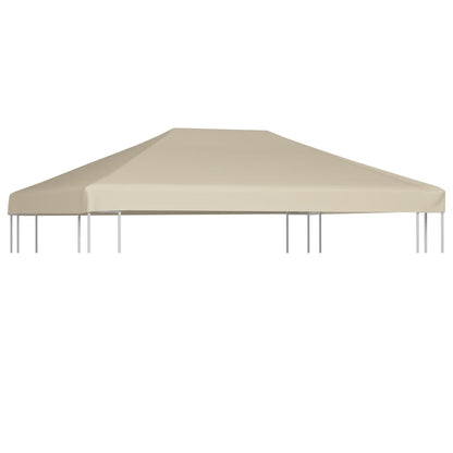 Copertura Superiore per Gazebo 310 g/m² 4x3m Beige - homemem39