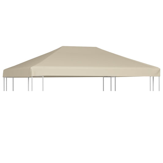 Copertura Superiore per Gazebo 310 g/m² 4x3m Beige - homemem39