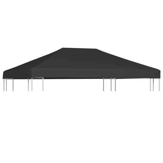 Copertura Superiore per Gazebo 310 g/m² 4x3m Grigia - homemem39