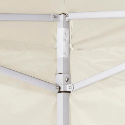 Tenda Pieghevole con 2 Pareti 291x291x315 cm Crema | homemem39