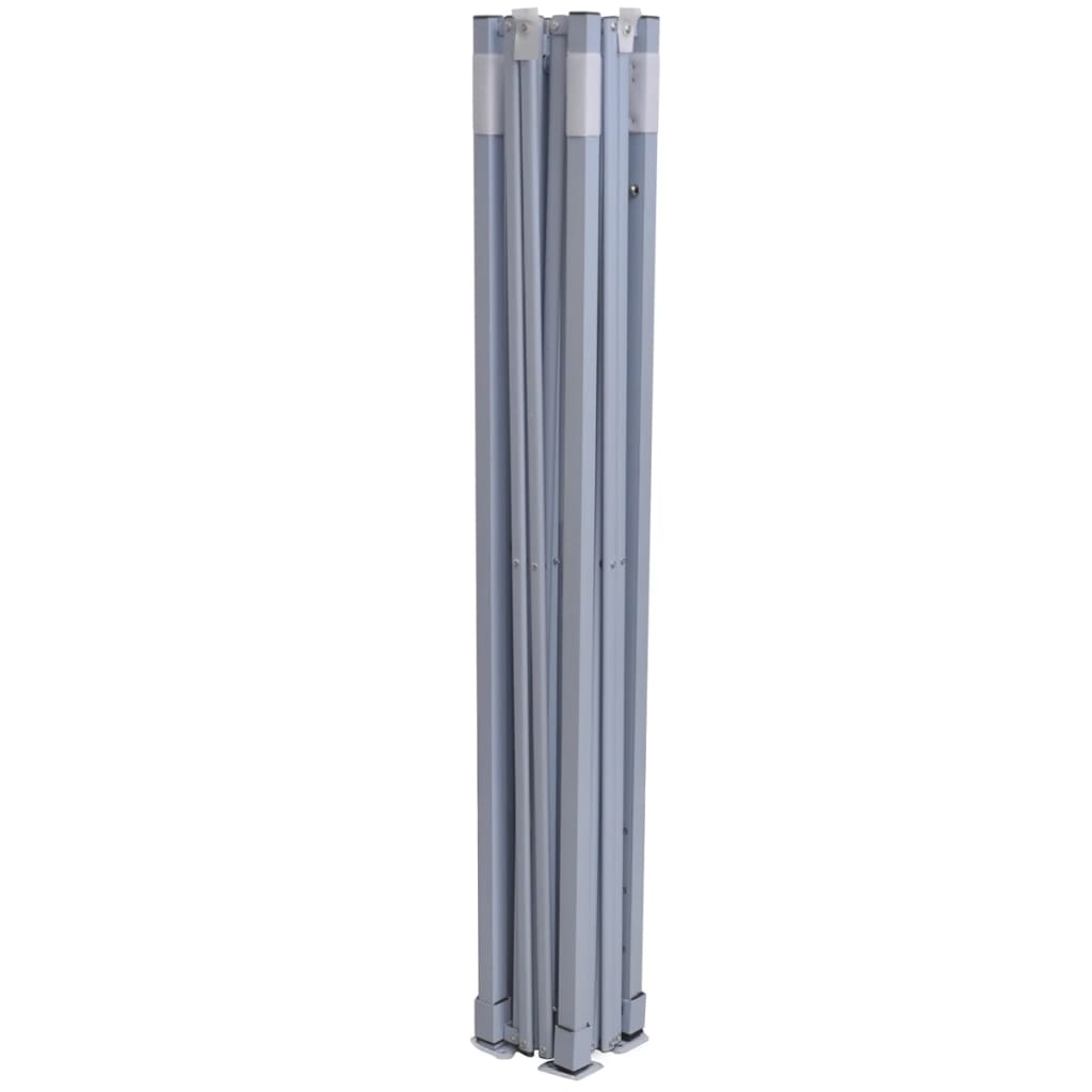 Tenda Pieghevole con 2 Pareti 291x291x315 cm Crema | homemem39