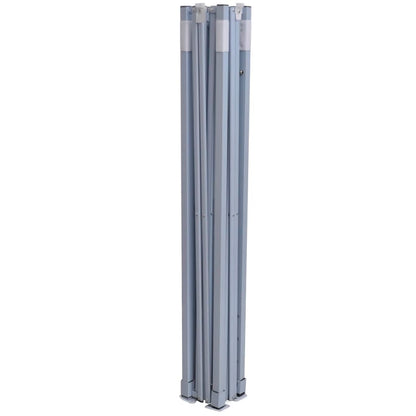 Tenda Pieghevole con 2 Pareti 291x291x315 cm Crema | homemem39