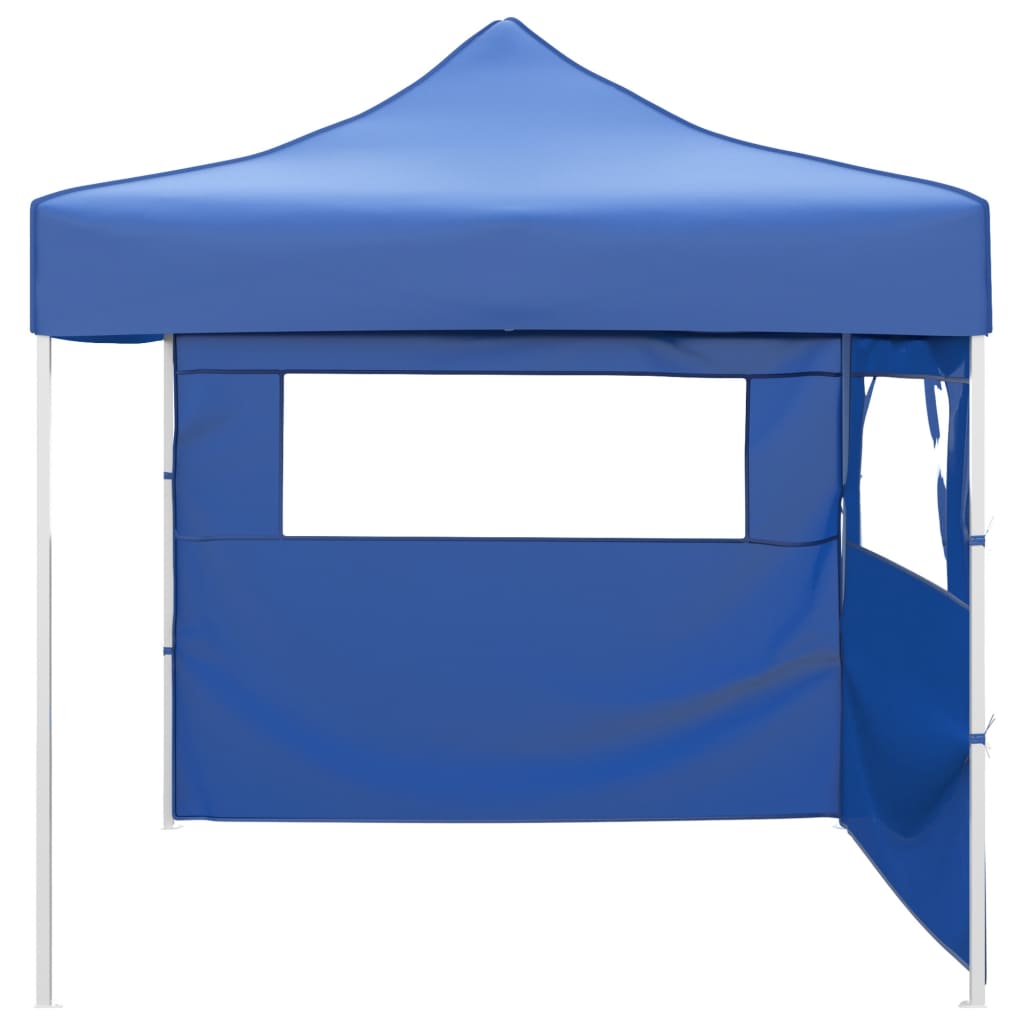 Tenda Pieghevole con 2 Pareti 3x3 m Blu | homemem39