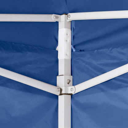 Tenda Pieghevole con 2 Pareti 3x3 m Blu - homemem39