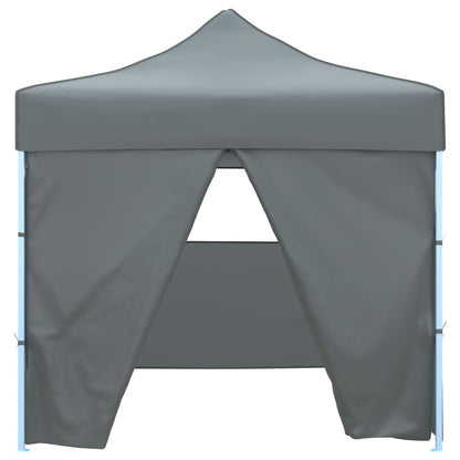 Tendone per Feste Pieghevole Pop-Up con 4 Pareti 3x3m Antracite | homemem39