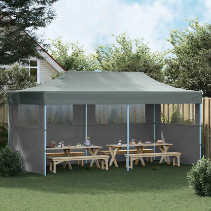 Tenda Pieghevole Pop-Up con Pareti Laterali 3x6 m Antracite - homemem39