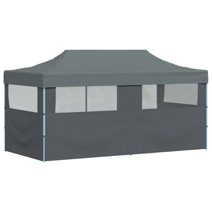 Tenda Pieghevole Pop-Up con Pareti Laterali 3x6 m Antracite | homemem39