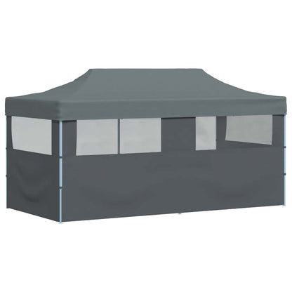 Tenda Pieghevole Pop-Up con Pareti Laterali 3x6 m Antracite - homemem39