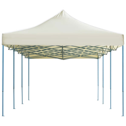 Gazebo Pieghevole Pop-Up 3x9 m Crema - homemem39